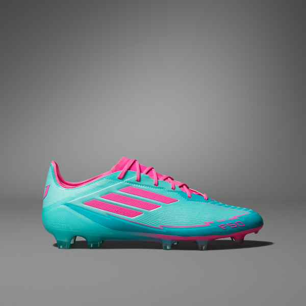Turquoise F50 Elite Messi Firm Ground Boots