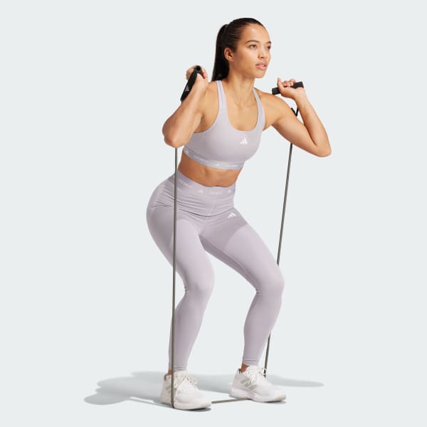 Grey TECHFIT 7/8 Leggings
