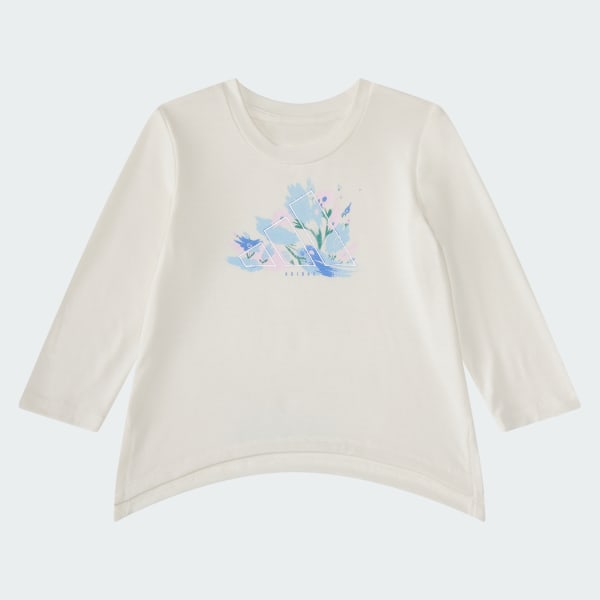 2-Piece Long Sleeve Tee & Glitter Legging Set