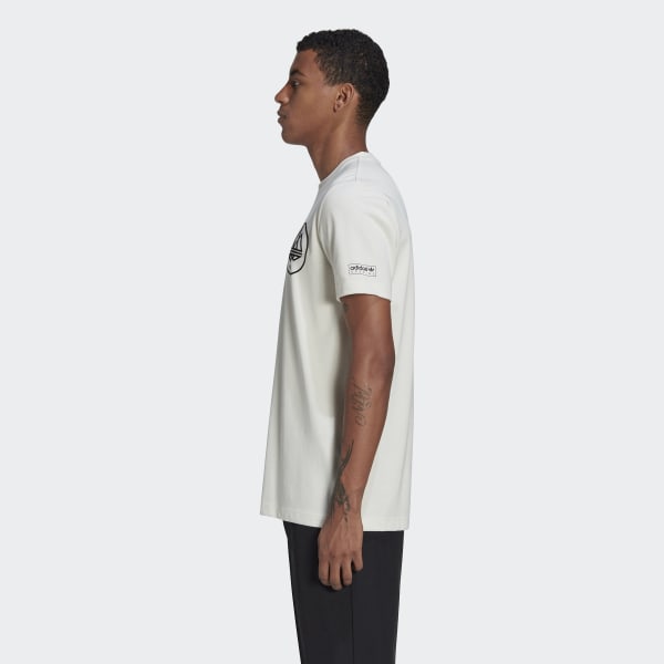 Wit Mod Trefoil T-shirt ZG501MTT