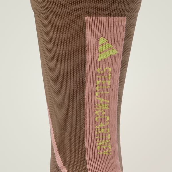 สีน้ำตาล ถุงเท้าความยาวครึ่งแข้ง adidas by Stella McCartney