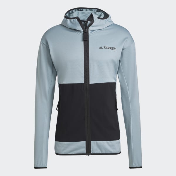 Gra Terrex Tech Fleece Lite Hooded Hiking jakke 29511