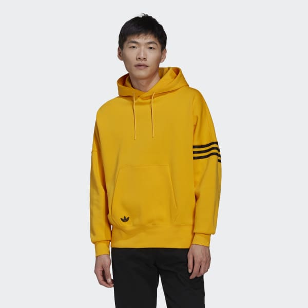 Sudadera Hombre Adidas Core 18 con capucha algodón - FS1896 - amarillo