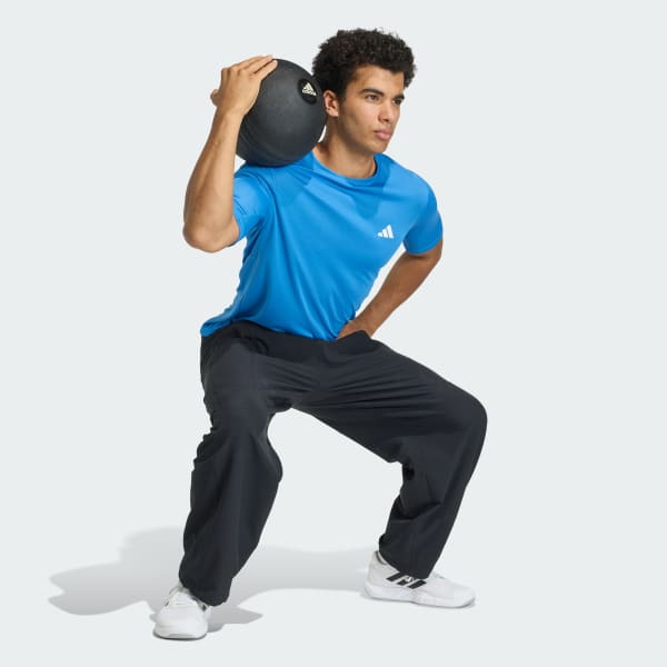 Bleu T-SHIRT WORKOUT ESSENTIALS BASE