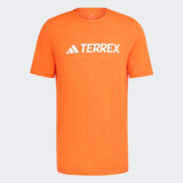 Orange Terrex Multi Climacool Logo Tech T-shirt