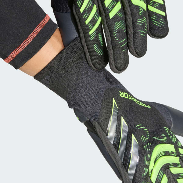 Noir Gants de gardien de but Predator Pro