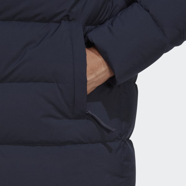 Bleu Doudoune mi-longue Helionic DVL95