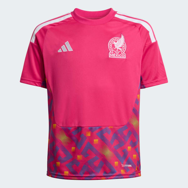 Rosa Jersey de arquero local Selección Nacional de México 26 para niños