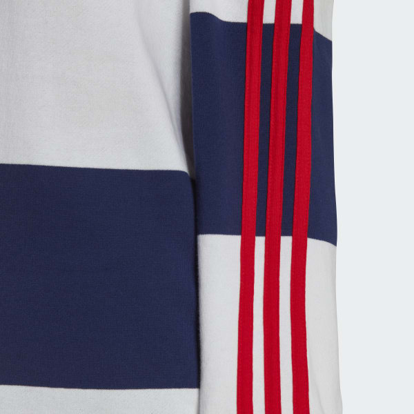Blue Striped Long Sleeve Sweatshirt TF395