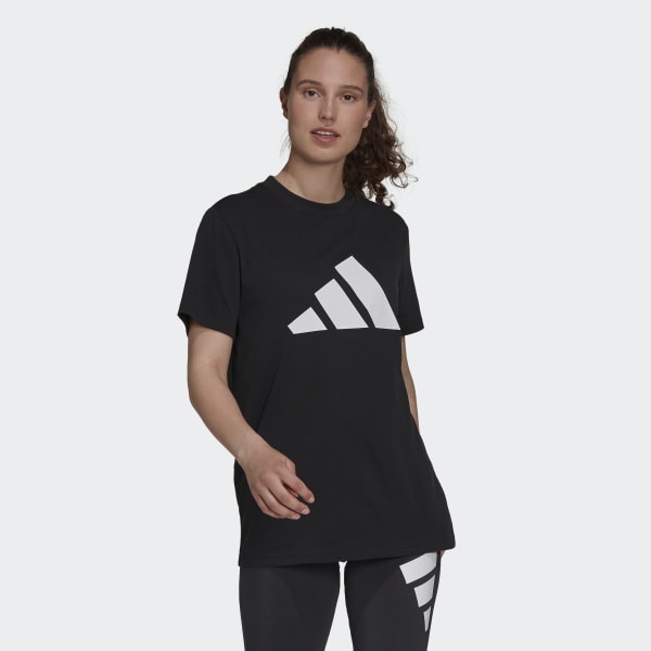 adidas Future Icons Logo Graphic Tee - Black