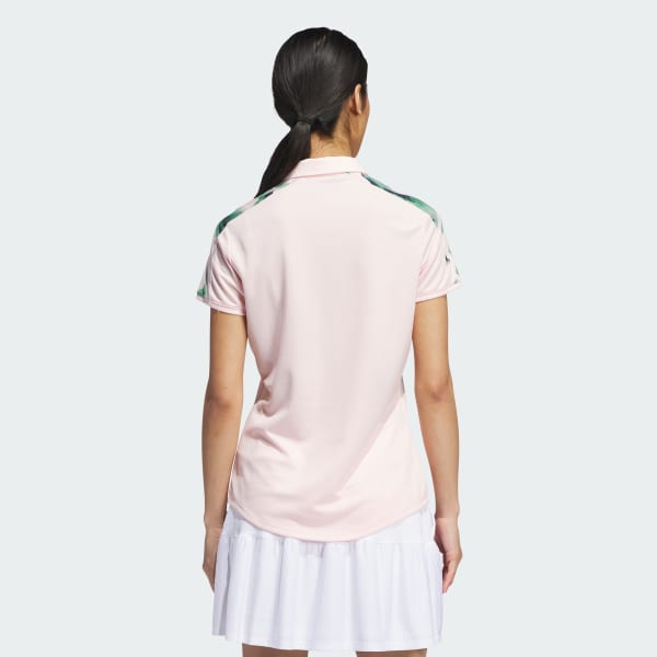 Pink Ultimate365 Printed Polo