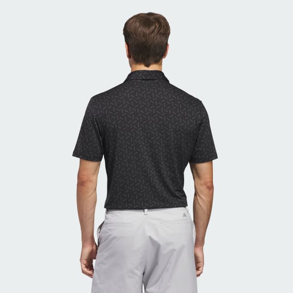 Negro PLAYERA POLO ULTIMATE365 CLIMACOOL PRINT DE MALLA