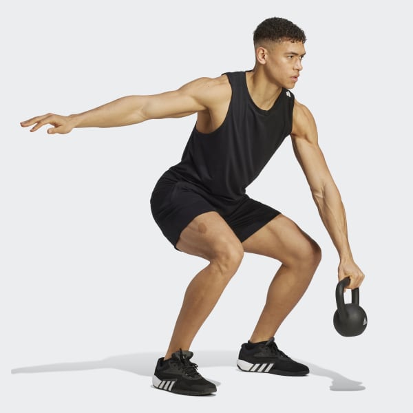 Black Yoga Training Shorts