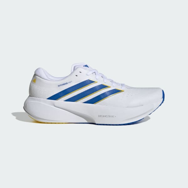 White SUPERNOVA RISE 3 RUNNING SHOES