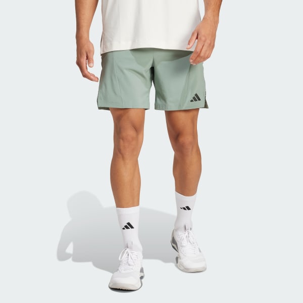 Green Designed for Training Workout Shorts