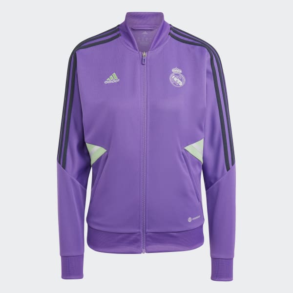 Fioletowy Real Madrid Condivo 22 Training Track Jacket