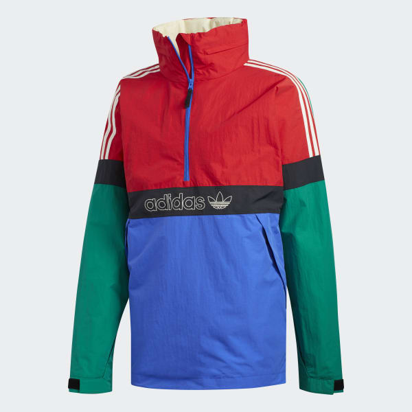 adidas Snowboarding BB Snowbreaker Jacket in RedGreen adidas BB Snowbreaker Green & Red 10K Snowboard Jacket