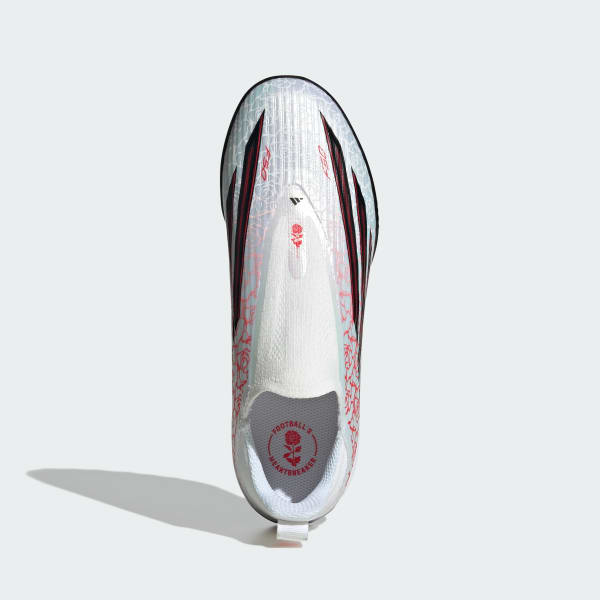 Bialy Buty piłkarskie dla dzieci F50 LEAGUE Laceless Turf