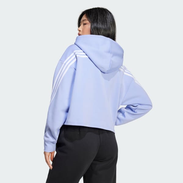 Mau-xanh-da-troi Áo Hoodie 3 Sọc Future Icons