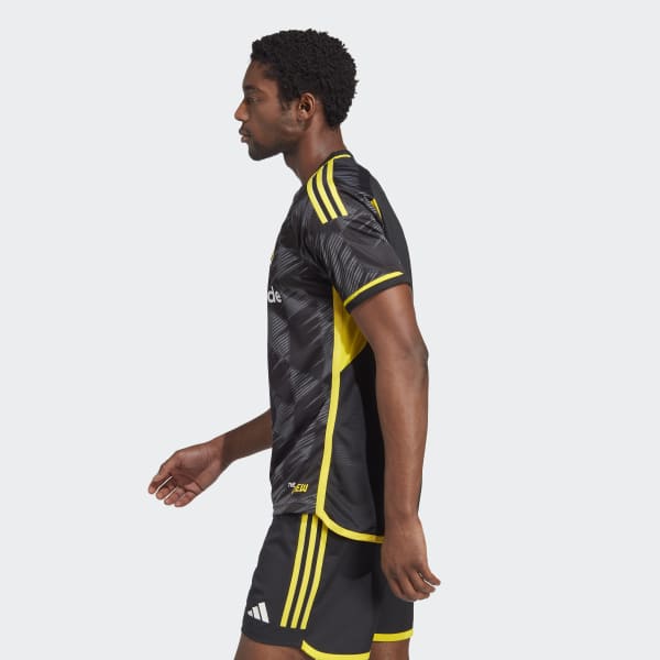 adidas Columbus Crew 23/24 Away Authentic Jersey - Black