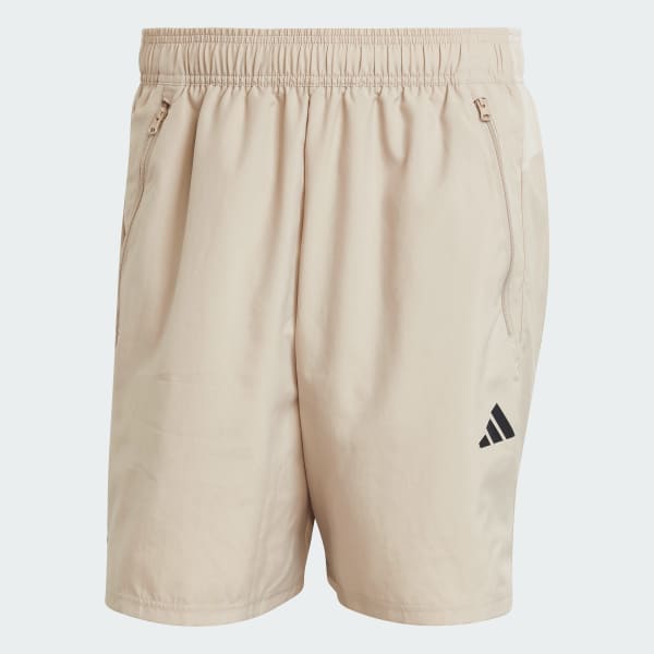 Beige Train Essentials Woven Training Shorts