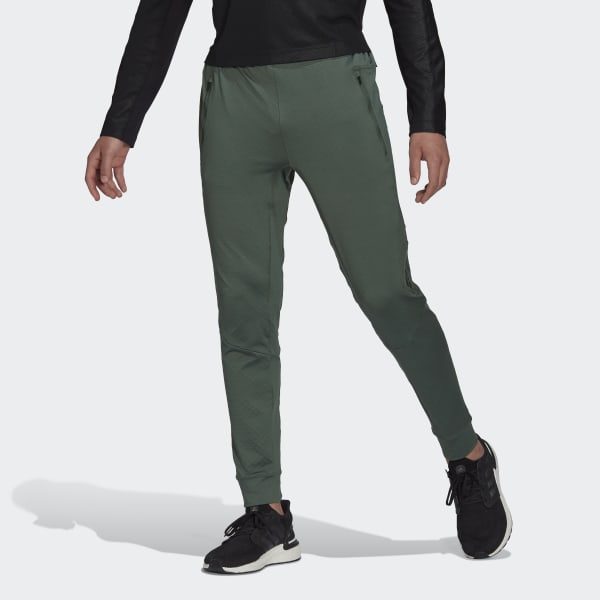 zelená Kalhoty D4T Workout Warm MCE54