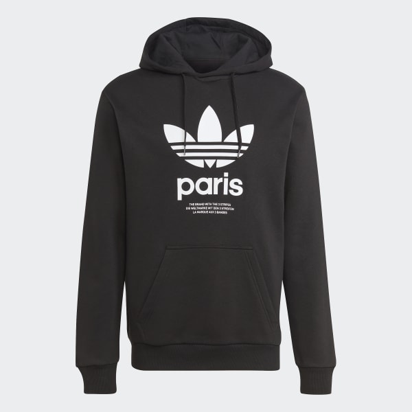 Svart Icone Paris City Originals Hettegenser