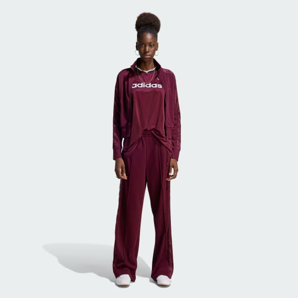 Burgundy FIREBIRD LACE TRACKTOP