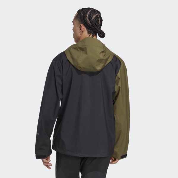 adidas Terrex Multi RAIN.RDY 2.5-Layer Rain Jacket - Green | adidas Canada