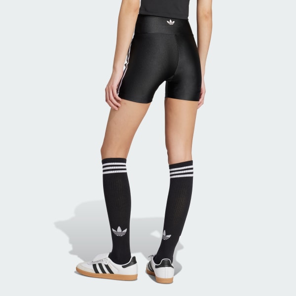 Svart Adicolor 3-Stripes Booty Shorts