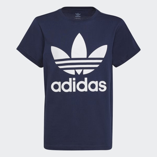 adidas Trefoil Tee - Blue | Free Shipping with adiClub | adidas US