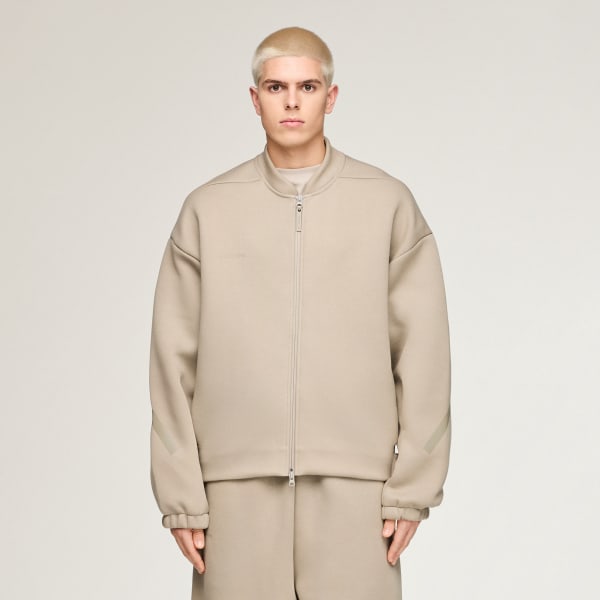 Beige  Veste maille zip intégral Z.N.E. Uniform adidas x entire studios