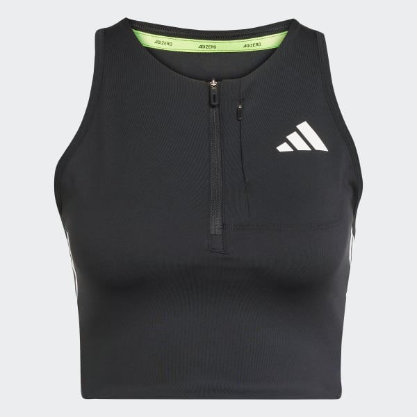 【adidas】ランニング クロップトップ ※送関込 adidas Running アディゼロ ランニング クロップ トップ 送関込