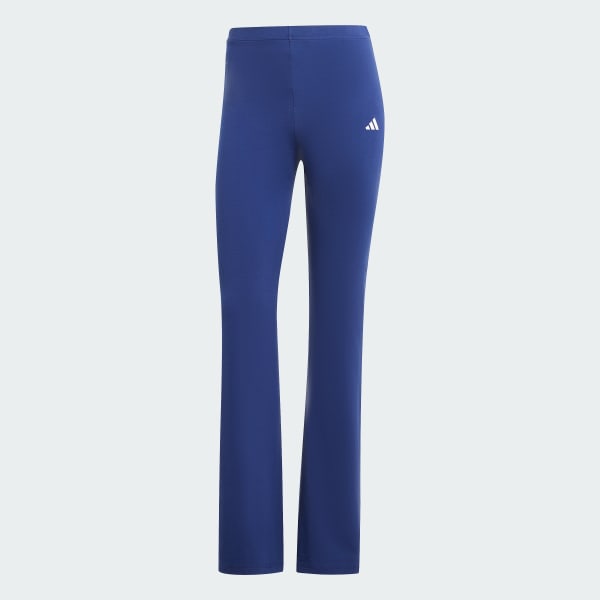 blauw Essentials Small Logo Flared Legging