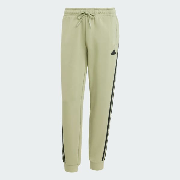 zelená Future Icons 3-Stripes Regular Joggers