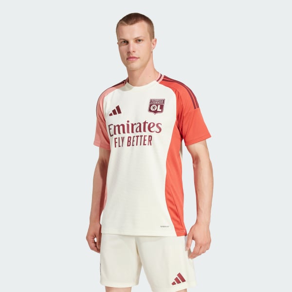 Bege Camisola do Terceiro Equipamento 24/25 do Olympique Lyonnais