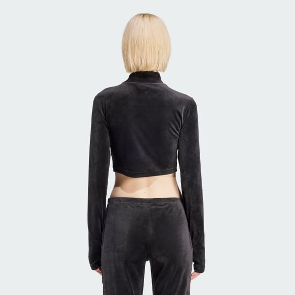 cerná Top Velvet Crop
