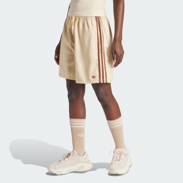 Rosa Shorts Fashion Monogram Satén