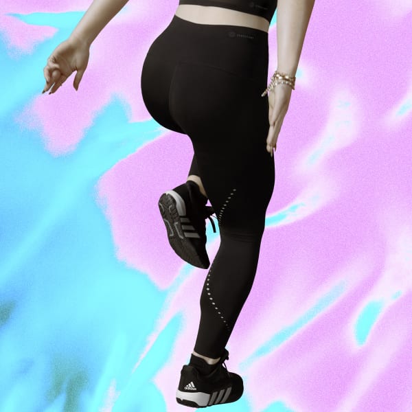 Black Tailored HIIT Luxe 45 seconds Training 7/8 Leggings