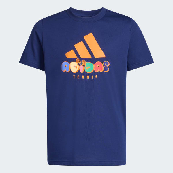 Azul camiseta Graphic Tennis Category para Niños