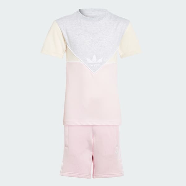 Adidas Sportswear Ensemble Short Tee Shirt Adidas Adidas Adicolor