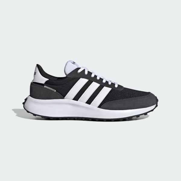 Black Run 70s Lifestyle Running Shoes