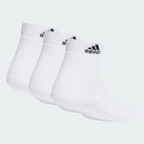 White Cushioned Sportswear Ankle Socks 3 Pairs