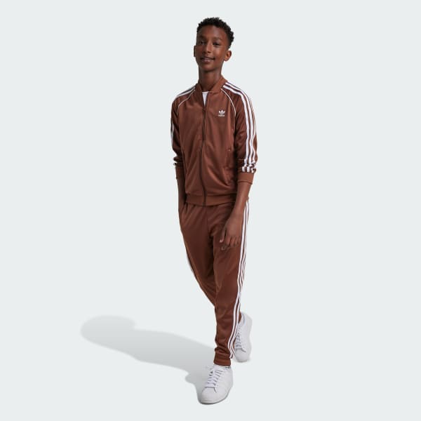 Brown Adicolor SST Track Top Kids