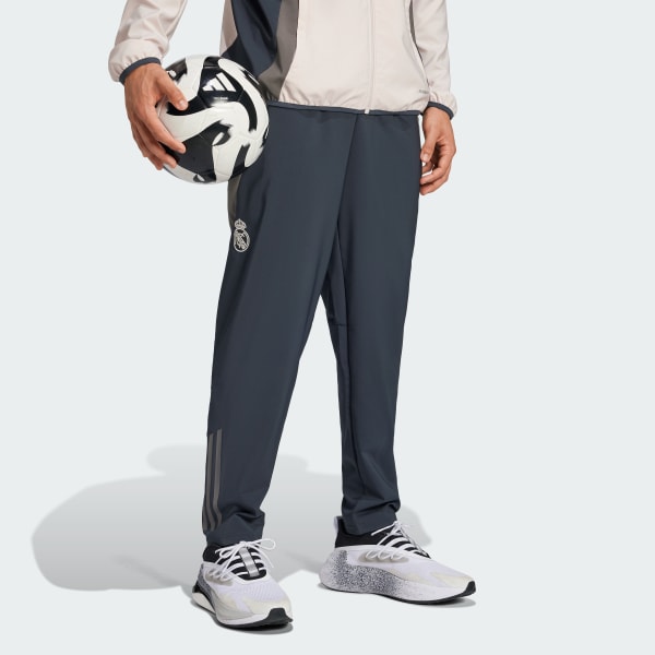 Grey Real Madrid Tiro 24 Competition Presentation Pants