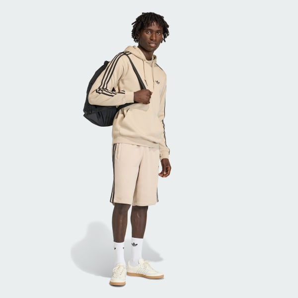 Beige 3-STRIPES SHORTS
