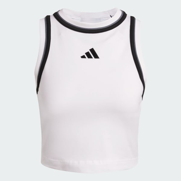Bianco Canotta Essentials Color-Pop Cotton Crop