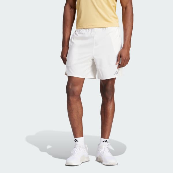 White HIIT Training Shorts