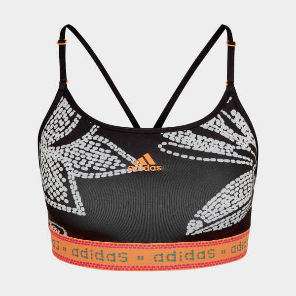 zwart FARM Rio Light-Support Bra (Plus Size) VT364
