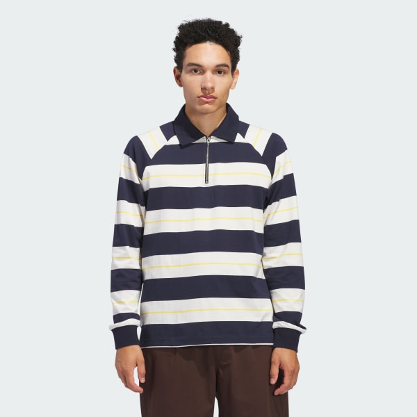 Azul Playera de Rugby Shmoofoil